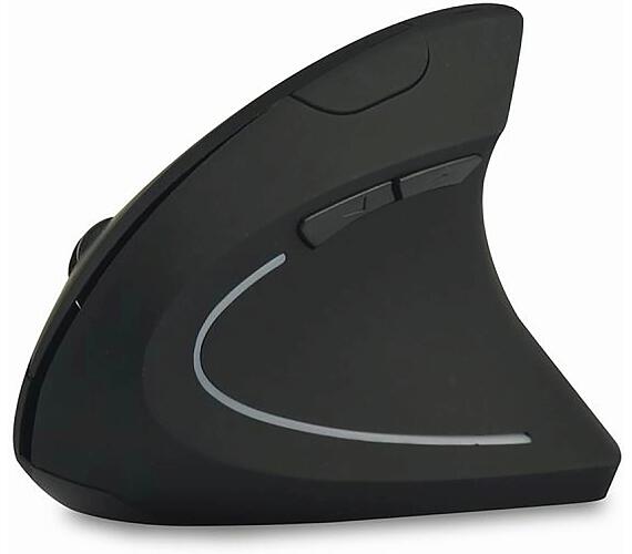 Acer Vertical mouse/Vertikální/Optická/Pro praváky/1 600 DPI/Bezdrátová USB/Černá (HP.EXPBG.009)