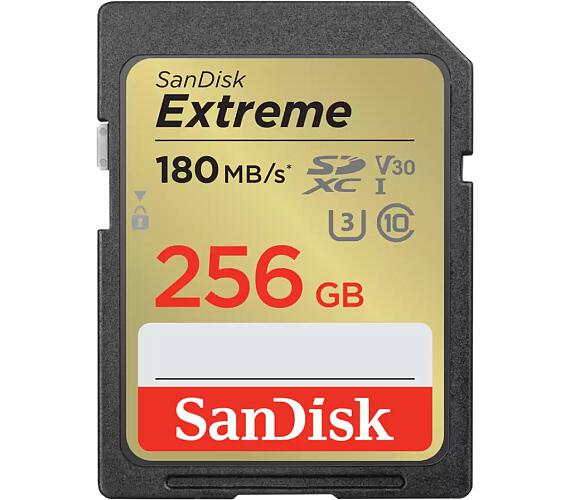 Sandisk sanDisk Extreme SDXC 256GB 180MB/s V30 UHS-I U3 (SDSDXVV-256G-GNCIN)