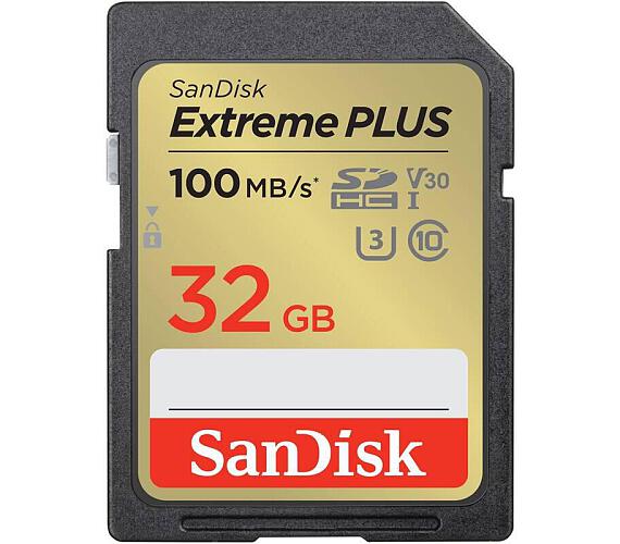 Sandisk sanDisk Extreme PLUS / SDHC / 32GB / 100MBps / UHS-I U3 / Class 10 (SDSDXWT-032G-GNCIN)