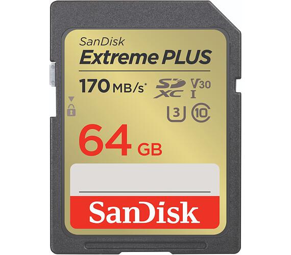 Sandisk sanDisk Extreme PLUS SDXC 64GB 170MB/s V30 UHS-I (SDSDXW2-064G-GNCIN)
