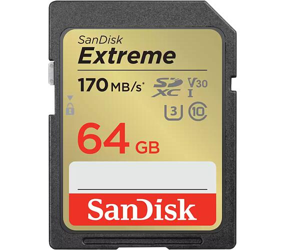 Sandisk sanDisk Extreme SDXC 64GB 170MB/s V30 UHS-I U3 (SDSDXV2-064G-GNCIN)