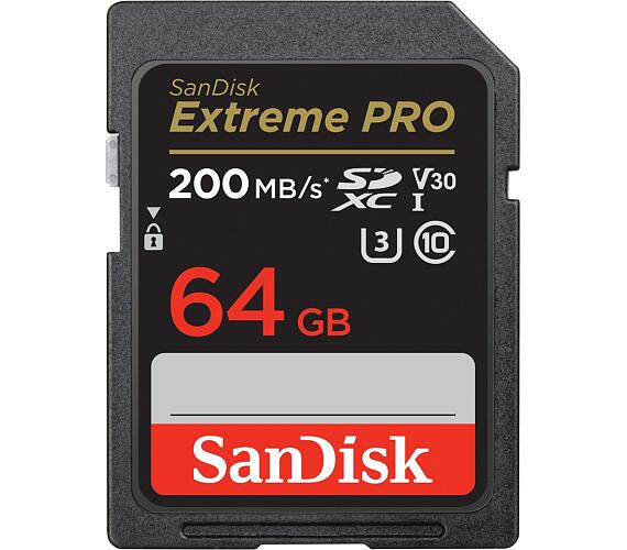 Sandisk Extreme PRO 64GB SDXC Memory Card 200MB/s and 90MB/s