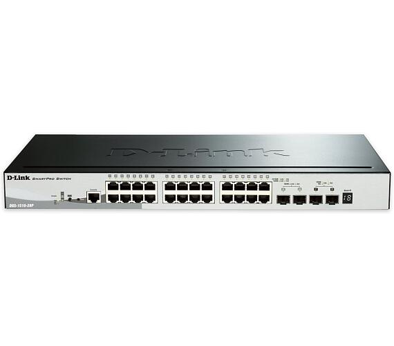 D-Link DGS-1510-28P PoE Switch 24xGb+2xSFP+ 2xSFP+ (DGS-1510-28P/E) + DOPRAVA ZDARMA