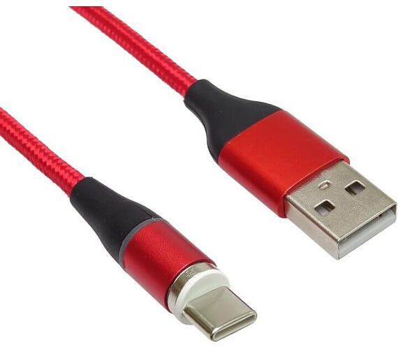 PREMIUMCORD premiumCord Magnetický micro USB a USB-C nabíjecí a datový kabel 1m