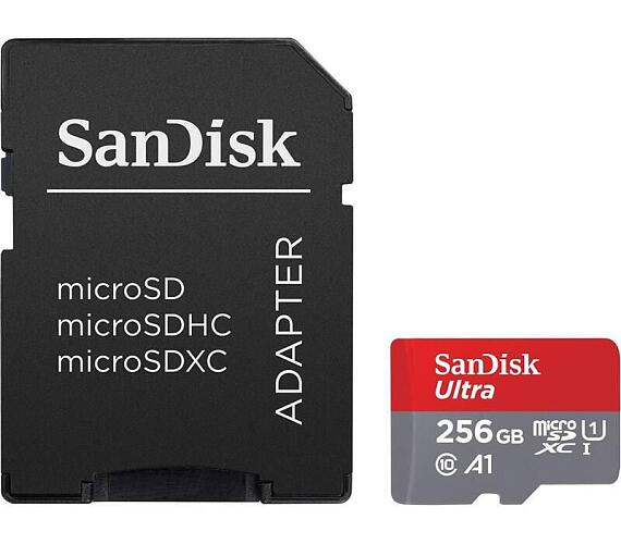 Sandisk sanDisk Ultra microSDXC 256GB 150MB/s + adaptér (SDSQUAC-256G-GN6MA)