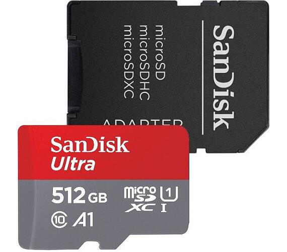 Sandisk sanDisk Ultra microSDXC 512GB 150MB/s + adaptér (SDSQUAC-512G-GN6MA)