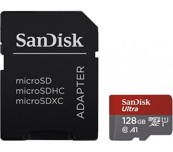 Sandisk sanDisk Ultra microSDXC 128GB 140MB/s + adaptér (SDSQUAB-128G-GN6MA)