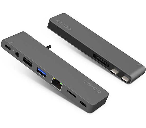 Epico Hub Pro III s rozhraním USB-C pro notebooky - vesmírně šedý + DOPRAVA ZDARMA