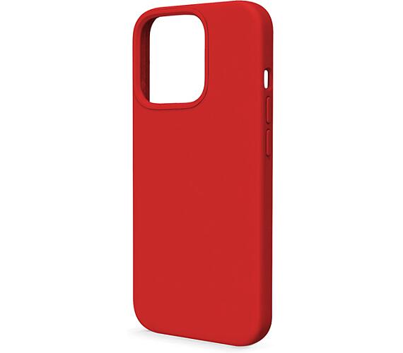 Epico Silikonový kryt na iPhone 13 mini s podporou uchycení MagSafe - červený