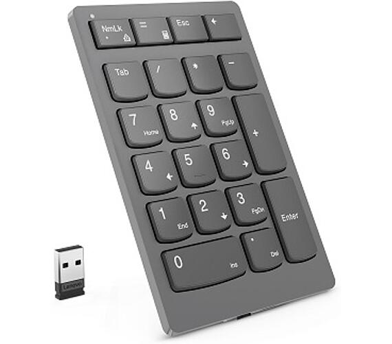 Lenovo klávesnice CONS "GO" Wireless Numeric Keypad - bezdrátová numerická (GY41C33979)