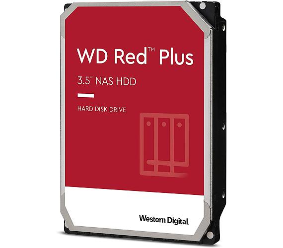 Western Digital WD Red Plus / 6TB / HDD / 3.5" / SATA / 5400 RPM/Červená/3R (WD60EFPX)