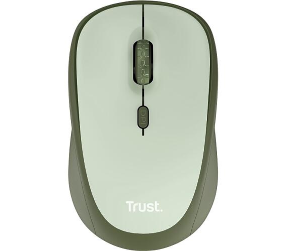 Trust TRUST YVI+/Kancelářská/Optická/Bezdrátová USB/Zelená (24552)