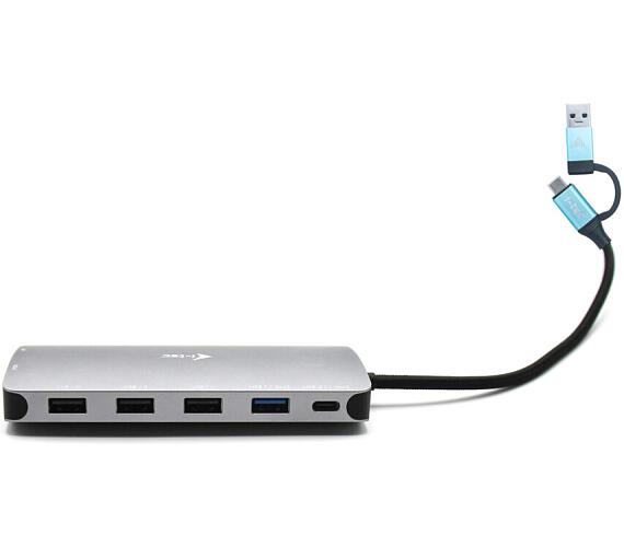 I-TEC i-tec USB 3.0/USB-C/TB3 3x Display Metal Nano Dock with LAN