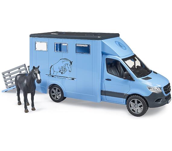 Bruder Vůz pro přepravu zvířat MB Sprinter s figurkou koně