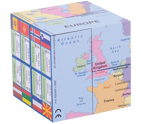 Zoobookoo Kniha v kostce Mapa Evropy