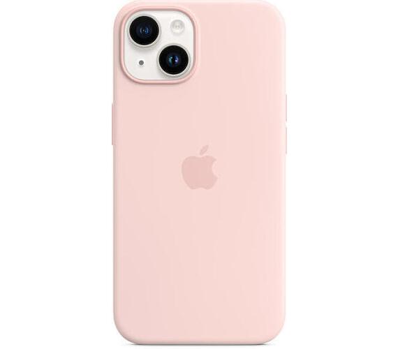 Apple iPhone 14 Silicone Case with MS - Chalk Pink (MPRX3ZM/A) + DOPRAVA ZDARMA