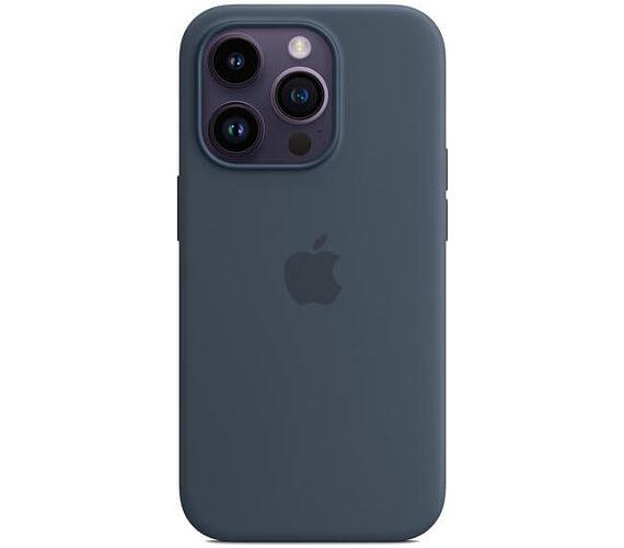 Apple iPhone 14 Pro Silicone Case with MS - Storm Blue (MPTF3ZM/A)