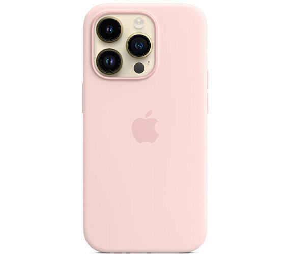 Apple iPhone 14 Pro Silicone Case with MS - Chalk Pink (MPTH3ZM/A) + DOPRAVA ZDARMA