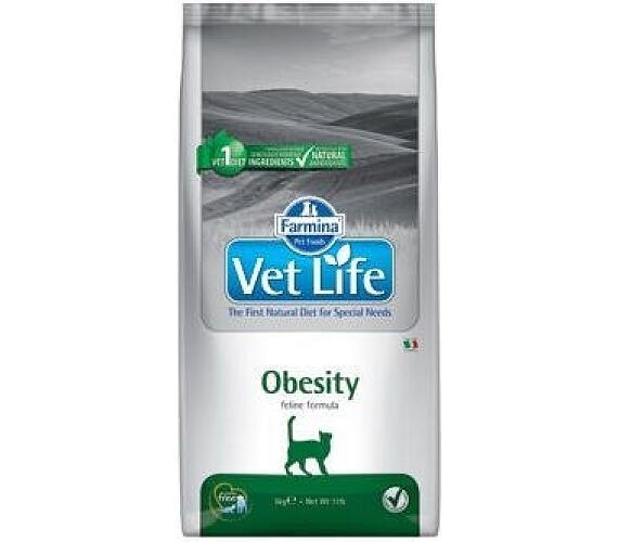 Vet Life Natural (Farmina Pet Foods) Vet Life Natural CAT Obesity 5kg