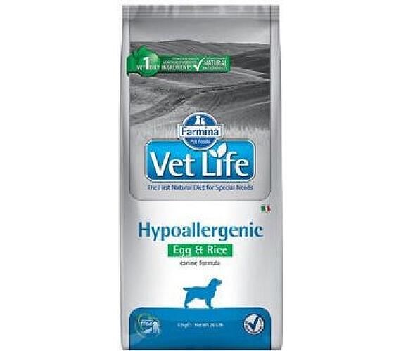 Vet Life Natural (Farmina Pet Foods) Vet Life Natural DOG Hypo Egg & Rice 12kg