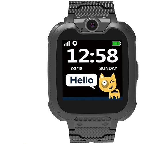 Canyon smart hodinky Tony KW-31 BLACK,1,54" GSM + DOPRAVA ZDARMA