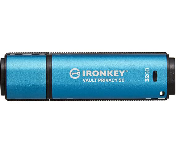 Kingston flash disk 32GB IronKey Vault Privacy 50 (IKVP50/32GB) + DOPRAVA ZDARMA