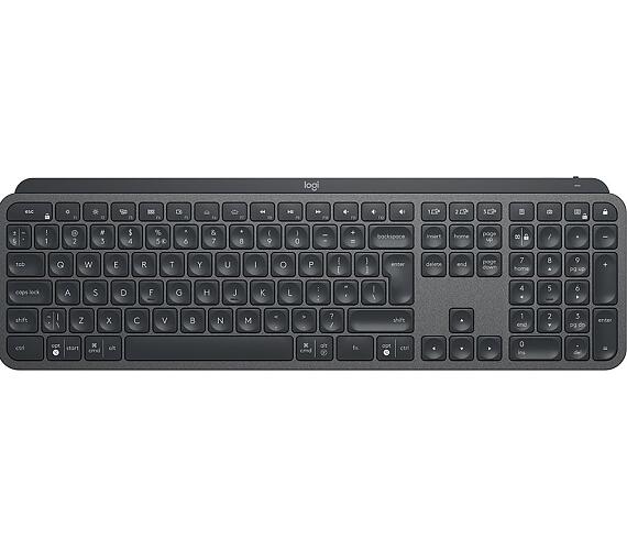 Logitech MX Keys Advanced Wireless Illuminated Keyboard - GRAPHITE - PAN - NORDIC (920-009411)