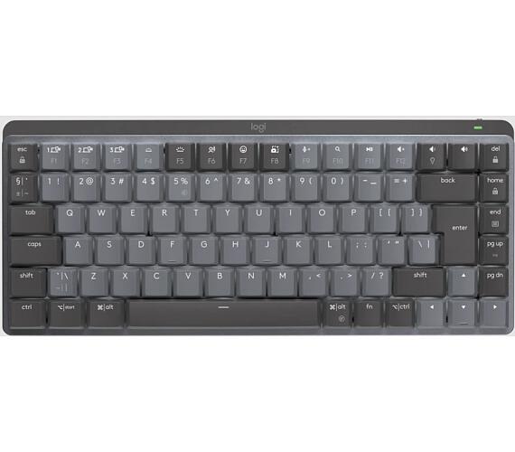 Logitech MX Mechanical Mini Minimalist Wireless Illuminated Keyboard - GRAPHITE - US INT'L - 2.4GHZ/BT - CLICKY (920-010782)