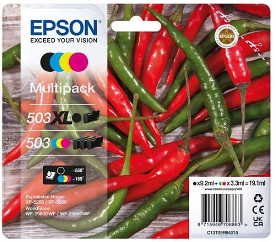 Epson EPSON Multipack 4-colours 503XL Black/Standard CMY (C13T09R94020) + DOPRAVA ZDARMA