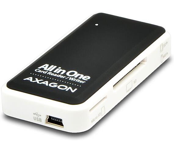 Axagon čtečka paměťových karet microSD/SD/MS/XD/CF / CRE-X1 / USB 2.0 / 0,1m