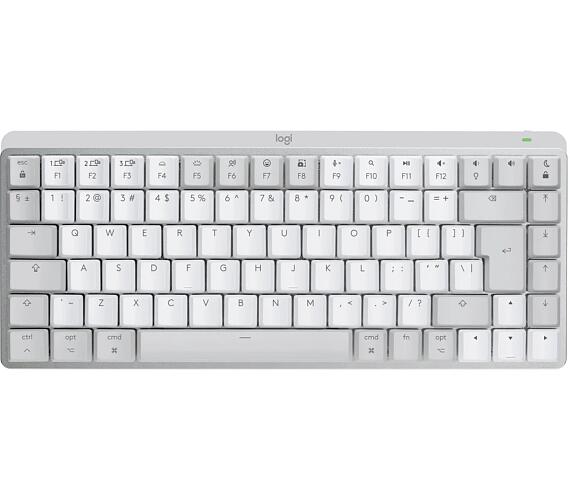 Logitech MX Mechanical Mini for Mac Minimalist Wireless Illuminated Keyboard - PALE GREY - US INT'L - EMEA (920-010799)