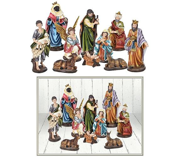Homestyling Betlém Vánoční dekorace sada 10ti figurek KO-AAA407660 + DOPRAVA ZDARMA