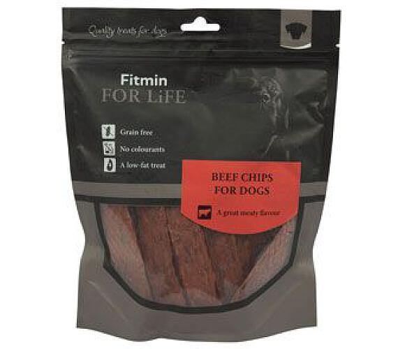 FITMIN Pochoutka FFL dog treat beef chips 400g