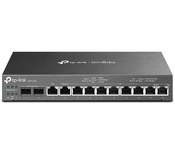 TPLink ER7212PC Omada 3v1 ( VPN Router, 8x PoE switch, Cloud controler Omada) 2x SFP, 2x
