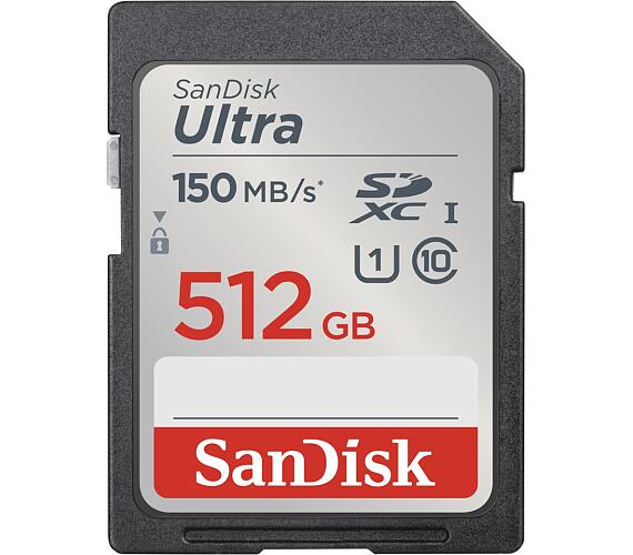 Sandisk Ultra 512 GB SDXC Memory Card 150 MB/s + DOPRAVA ZDARMA