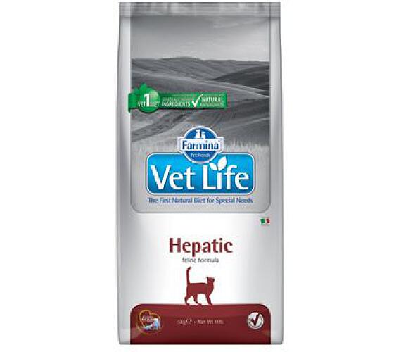 Vet Life Natural (Farmina Pet Foods) Vet Life Natural CAT Hepatic 10kg + DOPRAVA ZDARMA