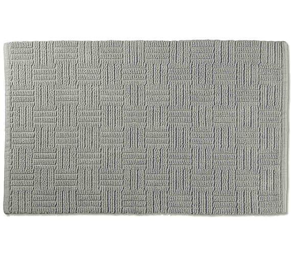 Kela Koupelnová předložka Leana 80x50 cm bavlna šedá KL-23521