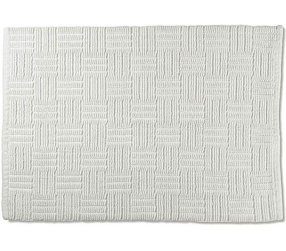 Kela Koupelnová předložka Leana 80x50 cm bavlna bílá KL-23526