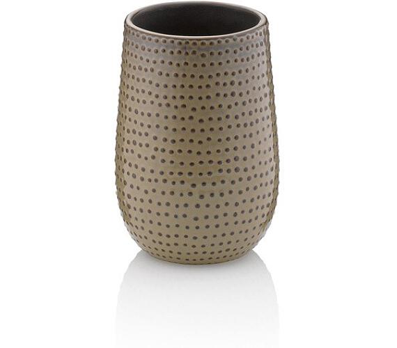 Kela Pohár Dots keramika mokka KL-23605