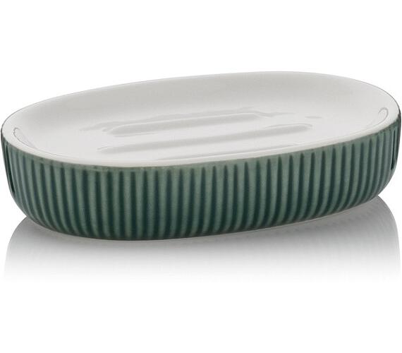 Kela Miska na mýdlo Ava keramika zelená KL-24415