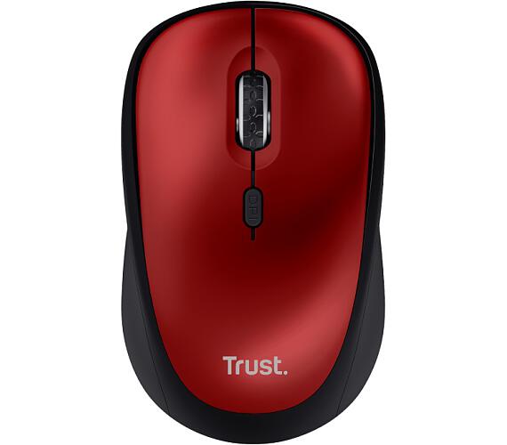 Trust TRUST YVI+/Kancelářská/Optická/Bezdrátová USB/Červená (24550)