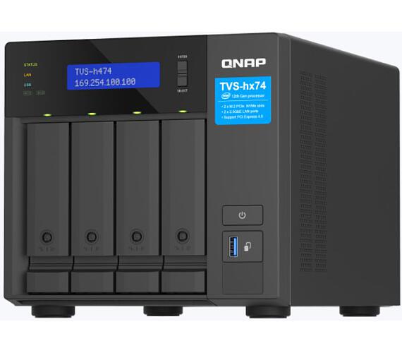 QNAP 4-bay TVS-h474-PT-8G (Pentium Gold 3,7GHz