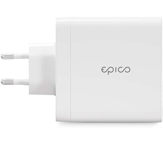 Epico 140W GaN síťová nabíječka - bílá + DOPRAVA ZDARMA