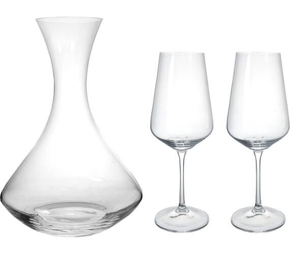 Karafa 1,5 l + 2 sklenice, sada Orion