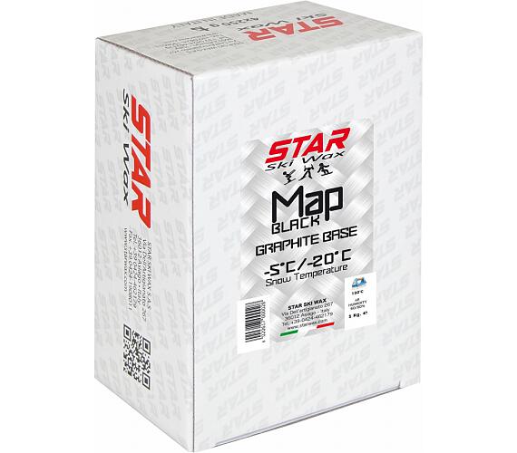 Star Ski Wax Map black grafite base 4x250g + DOPRAVA ZDARMA