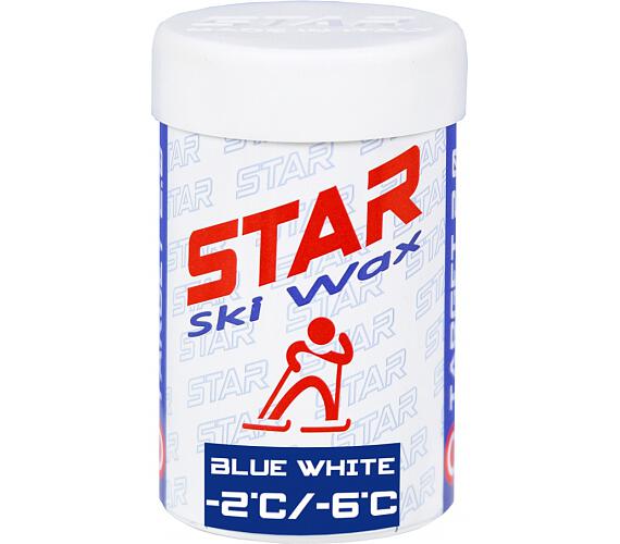 Star Ski Wax Stick blue white 45g