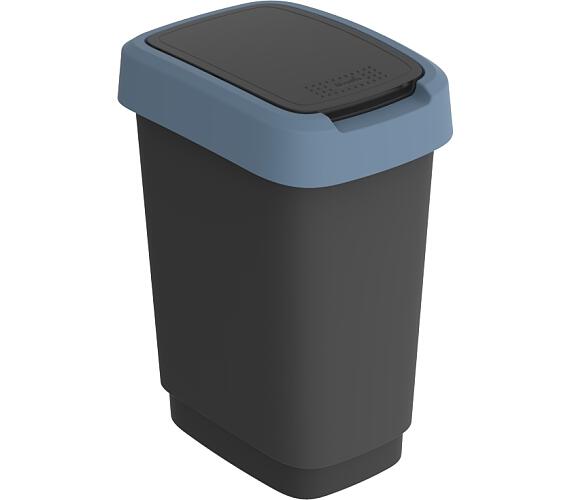 TWIST odpadkový koš 10L - modrá ROTHO
