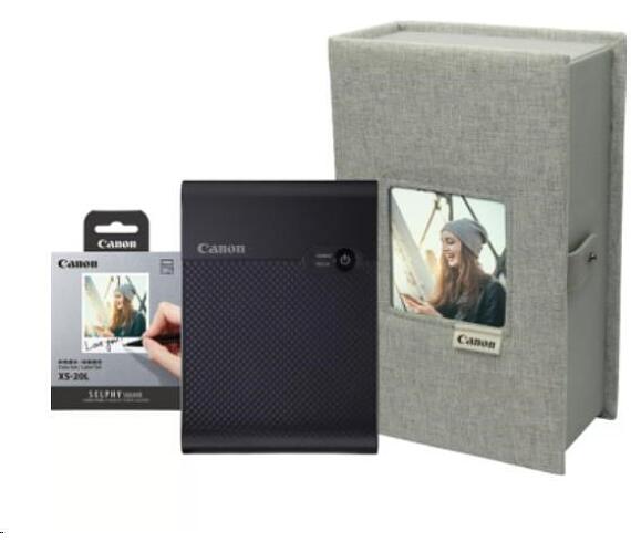 Canon SELPHY Square QX10 termosublimační tiskárna - černá - KIT (4107C017)