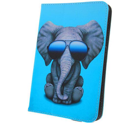 Knížkové pouzdro (Fashion) univerzální Elephant pro tablet 9-10" GreenGo