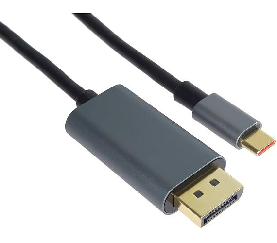 PREMIUMCORD premiumCord kabel USB-C na DisplayPort DP1.4 8K@60Hz a 4k@120Hz 2m (ku31dp09)